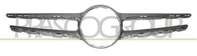 RADIATOR GRILLE MOLDING-SILVER-WITHOUT CAMERA HOLE-WITH PROFILE HOLES