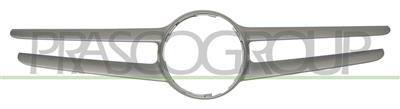 RADIATOR GRILLE MOLDING-SILVER-WITHOUT CAMERA HOLE-WITHOUT PROFILE HOLES