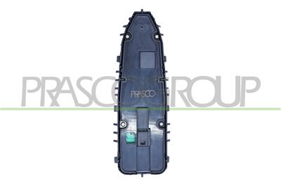 FRONT DOOR LEFT WINDOW REGULATOR PUSH-BUTTON PANEL-BLACK-4 SWITCHES-WITHOUT FOLDABLE MIRROR FUNCTION-18 PINS