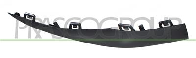 FRONT BUMPER MOLDING LEFT-LOWER-BLACK-GLOSSY MOD. AMG LINE