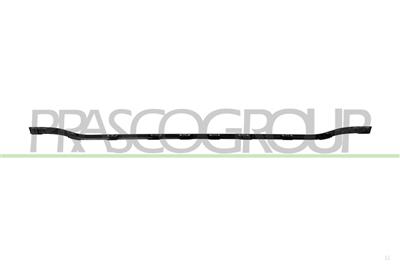 REAR BUMPER MOLDING-CENTRE-BLACK-GLOSSY