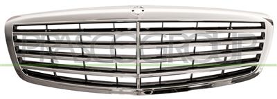 RADIATOR GRILLE-COMPLETE-CHROME-BLACK