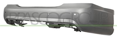 REAR BUMPER-PRIMED-WITH PDC+SENSOR HOLDERS-WITH TOW HOOK COVER MOD. SPORT
