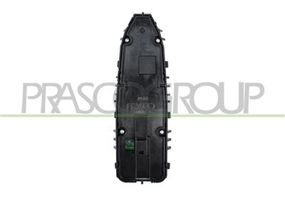 FRONT DOOR LEFT WINDOW REGULATOR PUSH-BUTTON PANEL-GRAY-4 SWITCHES-3 PINS