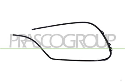 MOULURE DE GRILLE DE CALANDRE DROITE NOIRE BRILLANT  MOD. AMG S63/S65