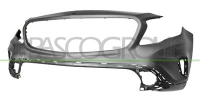 FRONT BUMPER-PRIMED-WITH TOW HOOK COVER-WITH CUTTING MARKS FOR PDC, PARK ASSIST AND HEADLAMP WASHERS