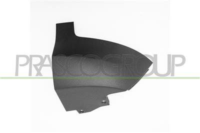 REAR BUMPER SPOILER LEFT-BLACK-TEXTURED FINISH MOD. AMG