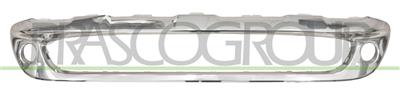 FRONT BUMPER CHROME GRILLE FRAME-WITH FOG LAMP HOLES MOD. SPORT