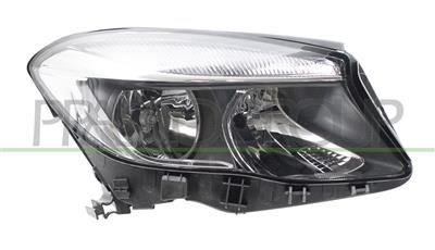 OPTICA DERECHA H7+H15 ELECTRICA-CON MOTOR-NEGRA