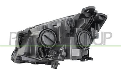 OPTICA DERECHA H7+H15 ELECTRICA-CON MOTOR-NEGRA