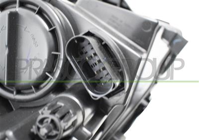 OPTICA IZQUIERDA H7+H15 ELECTRICA-CON MOTOR-NEGRA