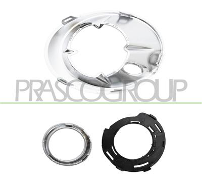 FOG LAMP FRAME RIGHT-CHROME