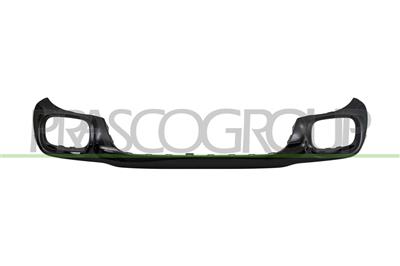 REAR BUMPER MOLDING-CENTRE-BLACK-GLOSSY