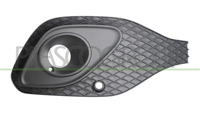 BUMPER GRILLE RIGHT-BLACK-WITH PDC