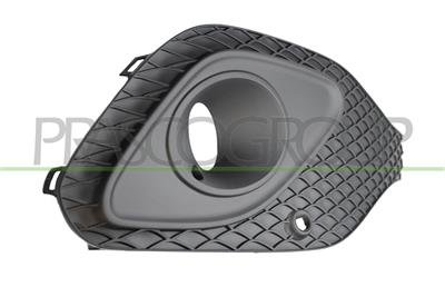 BUMPER GRILLE RIGHT-BLACK-WITH PDC
