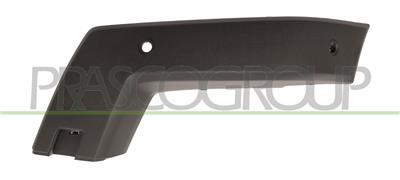 MODANATURA SINISTRA PARAURTI ANTERIORE-NERA-GOFFRATA-CON FORI PDC+SUPPORTI MOD. OFF-ROAD