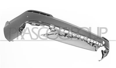 REAR BUMPER-LOWER-BLACK-WITH PDC