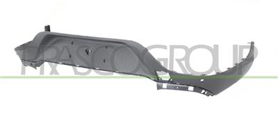 REAR BUMPER SPOILER-BLACK-TEXTURED FINISH-WITH PDC+SENSOR HOLDERS