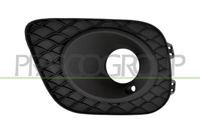 FRONT BUMPER GRILLE LEFT-BLACK-TEXTURED FINISH-WITH FOG LAMP HOLE