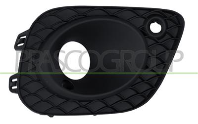 FRONT BUMPER RIGHT-GRILLE BLACK-TEXTURED FINISH-WITH FOG LAMP HOLE-WITH PDC HOLE+SENSOR HOLD