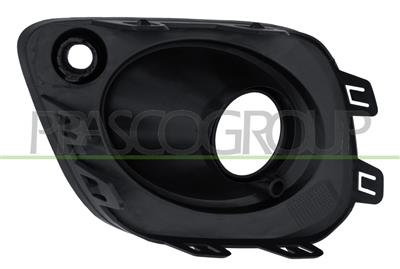 FRONT BUMPER RIGHT-GRILLE BLACK-TEXTURED FINISH-WITH FOG LAMP HOLE-WITH PDC HOLE+SENSOR HOLD