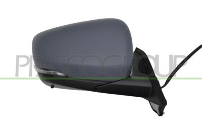 RETROVISORE DESTRO-ELETTRICO-CON PRIMER-TERMICO-CON FANALE A LED-CON SONDA-CON BLIS-ASFERICO-10 PIN