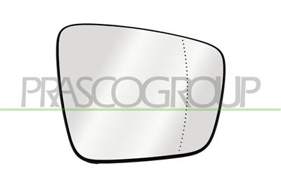 MIRROR GLASS BASE RIGHT-HEATED-ASPHERICAL