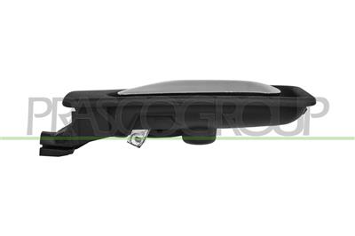 MANECILLA INTERIOR DELANTERA/TRASERA IZQUIERDA CON PALANCA-CROMADA-ESCUDO NEGRO