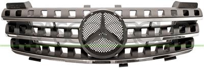 GRILLE CALANDRE NOIRE AVEC MOULURE CHROMEE'