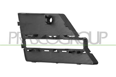 BUMPER GRILLE RIGHT-BLACK-WITH DAY RUN LIGHT LED HOLE-WITH PDC HOLE+SENSOR HOLDER MOD. AMG
