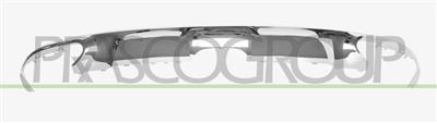 REAR SPOILER MOLDING-CHROME MOD. AMG NIGHT PACK