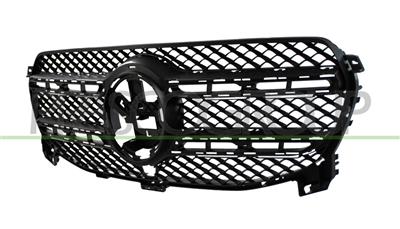 GRILLE CALANDRE NOIRE-AVEC TROU CAMERA 