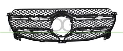 GRILLE DE CALANDRE-NOIRE-AVEC REGULATEUR DE VITESSE-AVEC TROU CAMERA