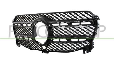 GRILLE DE CALANDRE-NOIRE-AVEC REGULATEUR DE VITESSE-AVEC TROU CAMERA