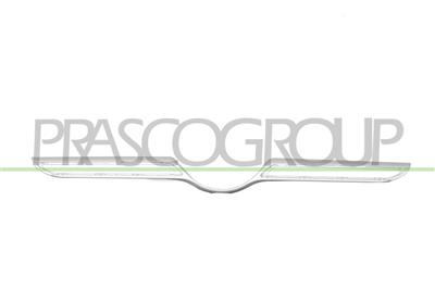 MOULURE INFERIEUR ARGENT AVECE TROUS CAMERA-GRILLE DE CALANDRE