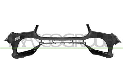 FRONT BUMPER-PRIMED-WITH TOW HOOK COVER-WITH CUTTING MARKS FOR PDC