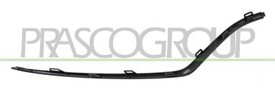 FRONT BUMPER MOLDING-LEFT-GLOSSY BLACK MOD. AMG LINE