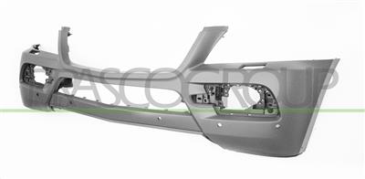 FRONT BUMPER-PRIMED-WITH PDC+SENSOR HOLDERS-WITH HEADLAMP WASHER HOLES