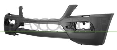 FRONT BUMPER-PRIMED-WITH HEADLAMP WASHER HOLES-WITH DAY RUNNING LIGHT SEATS
