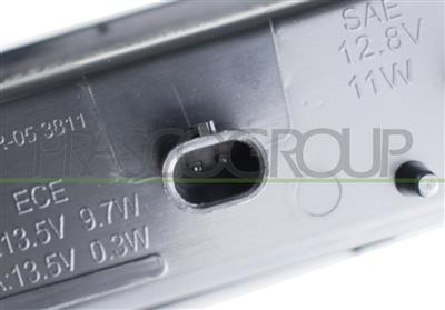 FRONT INDICATOR LEFT-CLEAR-WITH BULB HOLDER-LED MOD. 10 >