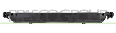 REAR BUMPER-CENTRE-BLACK-TEXTURED FINISH-WITH PDC+SENSOR HOLDERS