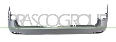 PARE-CHOCS ARRIERE GRIS STRUCTURE'-AVEC EMPREINTES POUR CAPTEURS ET AIDE STATIONNEMENT MONTAGE COURT