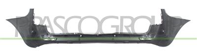 PARAURTI POSTERIORE-GRIGIO-GOFFRATO-CON FORI PDC E PARK ASSIST+SUPPORTI MOD. PASSO CORTO