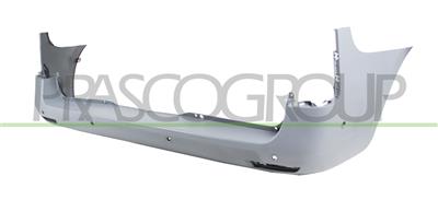 REAR BUMPER-PRIMED-WITH PDC AND PARK ASSIST+SENSOR HOLDERS-WITH BLIND ANGLE VISUAL SUPPORT BRACKETS MOD. SHORT WHEELBASE