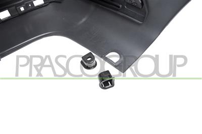 REAR BUMPER-PRIMED-WITH PDC AND PARK ASSIST+SENSOR HOLDERS-WITH BLIND ANGLE VISUAL SUPPORT BRACKETS MOD. SHORT WHEELBASE