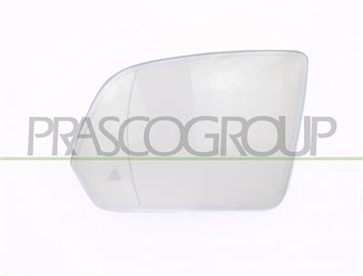 MIRROR GLASS BASE LEFT-ASPHERICAL-WITH BLIS-HEATED-CHROME-WITH ANTI-GLARE-DEVICE