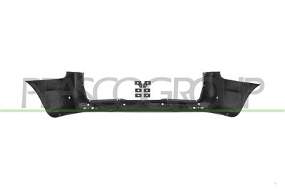 REAR BUMPER-PRIMED-WITH HOLES FOR PARK ASSIST AND PDC+SENSOR HOLDERS