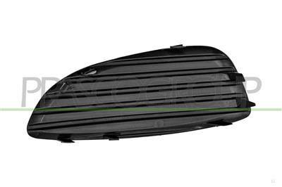 FRONT BUMPER GRILLE RIGHT-BLACK-TEXTURED FINISH-WITHOUT FOG LAMP HOLE
