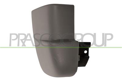 REAR BUMPER END CUP LEFT-DARK GRAY-TEXTURED FINISH