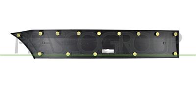 REAR SIDE MOULDING LEFT-FRONT SIDE-BLACK-WITH POSITION LIGHT HOLE
